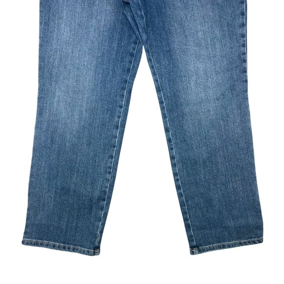 Gloria Vanderbilt Amanda Petite Tapered Leg Size 14 Short Slimming Classic Jeans - Picture 11 of 13